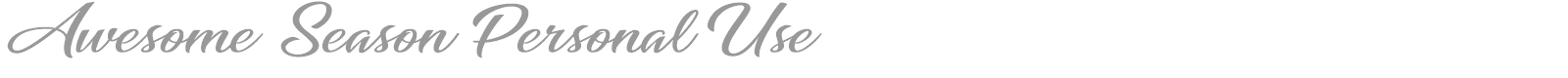 Awesome Season font preview